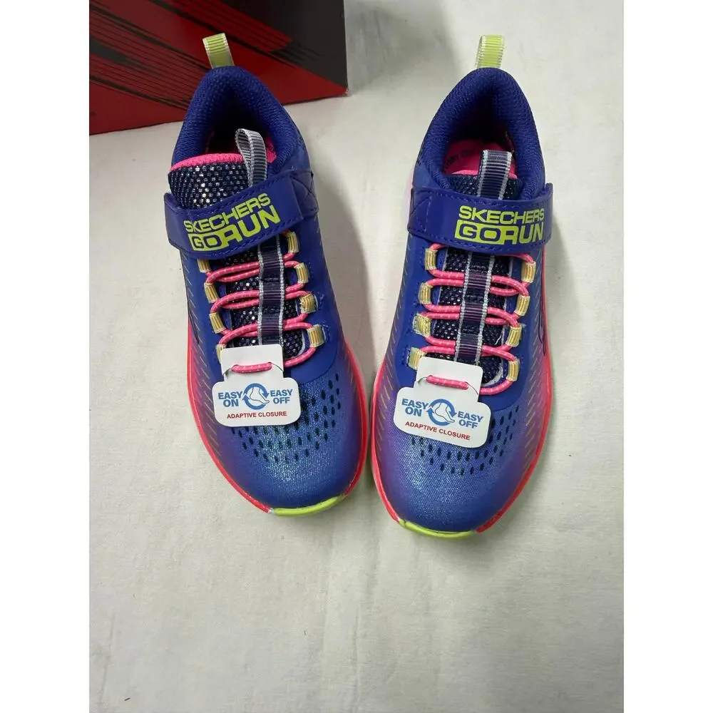 SKECHERS KIDS Go-Run Accelerate -Glitter Soul 303898L girls sneakers size 12 NWT